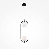 Lampe à suspendre verre métal G9 H : max....
