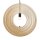 Suspension métal bois ronde Ø 60 cm H : max. 362,5 cm
