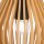 Lampe à suspendre métal bois D : 20 cm H : max. 333,5 cm E27