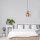 Lampe à suspendre métal bois D : 20 cm H : max. 333,5 cm E27