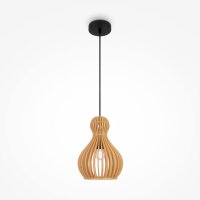 Suspension métal bois Ø 20 cm rond H : max....