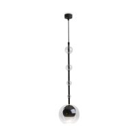 Lampe à suspendre métal verre GU10 D : 16...