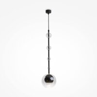 Lampe à suspendre métal verre GU10 D : 16...