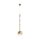 Lampe à suspendre métal verre Ø 16 cm H : max. 362,5 cm GU10