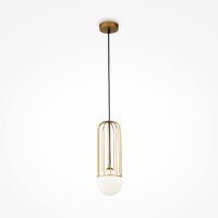 Suspension métal verre D : 12 cm rond H : max. 168 cm