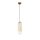 Suspension métal verre D : 12 cm rond H : max. 168 cm
