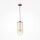 Lampe à suspendre métal verre Ø 15 cm rond H : max. 170 cm