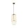 Suspension métal verre Ø 20 cm H : max. 176 cm E27