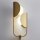 Applique murale métal verre G9 hauteur 56,4 cm en laiton blanc