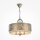 Lampe à suspendre tissu métal E14 ronde D : 46,4 cm 3-flamme