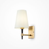 Applique murale tissu métal E14 H : 28 cm en...