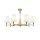 Lustre métal tissu E14 largeur 88 cm Moderne KAMARI