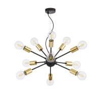 Suspension en métal L : 75 cm H : max. 156,2 cm E27