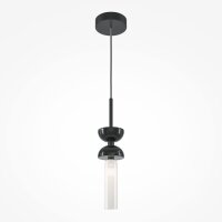 Lampe à suspendre métal verre rond D : 10...