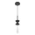 Lampe à suspendre métal verre rond D : 10 cm H : max. 336,5 cm