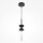 Lampe à suspendre métal verre rond D : 10 cm H : max. 336,5 cm