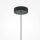 Lampe à suspendre métal verre rond D : 10 cm H : max. 336,5 cm