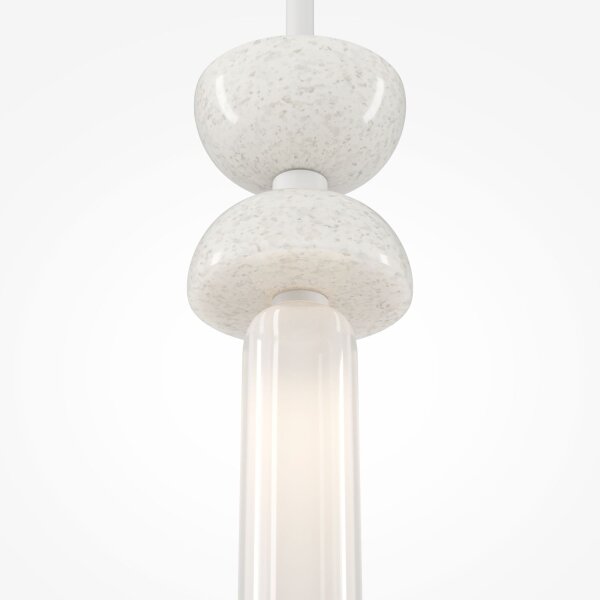 Lampe à suspendre métal verre G9 D : 10 cm rond Moderne MARIA