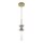 Lampe à suspendre verre métal G9 ronde D : 10 cm Moderne