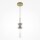 Lampe à suspendre verre métal G9 ronde D : 10 cm Moderne