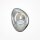 Applique métal verre hauteur 27,5 cm chrome brillant E14