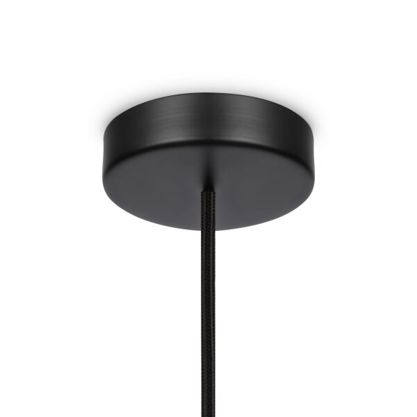 Lampe à suspendre métal verre E14 ronde Ø 8 cm H : max. 232 cm