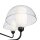Lustre métal verre E14 largeur 90,6 cm noir blanc