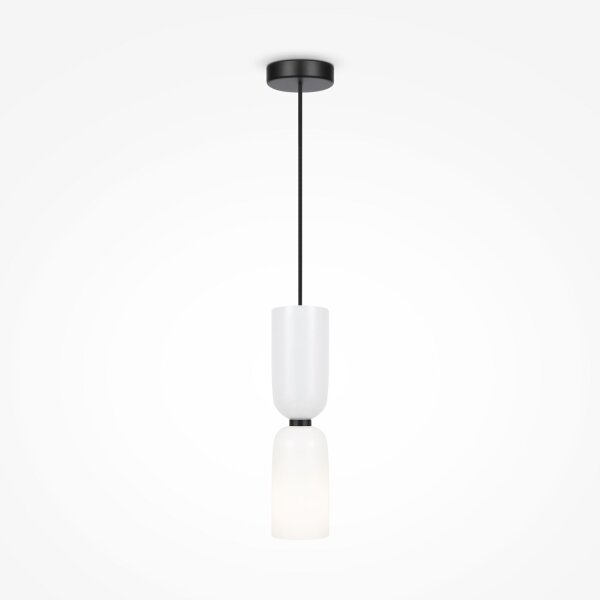 Suspension métal verre rond D : 8 cm H : max. 232 cm