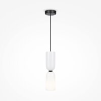 Suspension métal verre rond D : 8 cm H : max. 232 cm