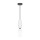 Suspension métal verre rond D : 8 cm H : max. 232 cm