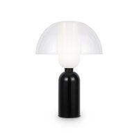 Lampe de table verre céramique E14 ronde D : 30 cm...