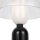 Lampe de table verre céramique E14 ronde D : 30 cm 42,5 cm