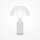 Lampe de table céramique verre Ø 30 cm hauteur 42,5 cm blanc E14
