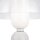 Lampe de table céramique verre Ø 30 cm hauteur 42,5 cm blanc E14
