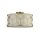 Lampe de plafond tissu métal E27 D : 43 cm en or naturel
