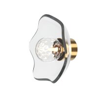 Applique Métal Verre en laiton G9 Moderne NILS