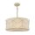 Lampe à suspendre métal tissu Ø 45 cm rond H : max. 76,8 cm