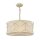 Lampe à suspendre métal tissu Ø 45 cm rond H : max. 76,8 cm