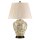 Lampe de table tissu brun or 66cm table de nuit
