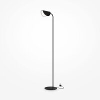 Lampadaire métal G9 140 cm noir Moderne NINA
