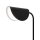 Lampadaire métal G9 140 cm noir Moderne NINA