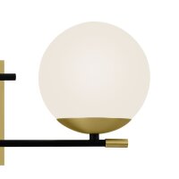 Applique Métal Verre E14 Largeur 44 cm 2 flammes...