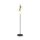 Lampadaire métal verre hauteur 150 cm en or blanc noir