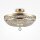 Plafonnier en métal rond Ø 43,5 cm en or antique E14