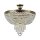 Lampe de plafond métal E27 D : 40 cm rond en or antique PAUL