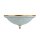 Plafonnier métal verre E27 rond D : 35 cm 3 flammes