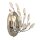 Applique avec interrupteur cristal H : 24 cm Chromé Clair 2x G9