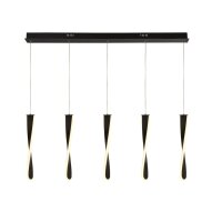 LED Lampe à suspendre noire L : 100 cm 3000 K 1052...