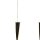 LED Lampe à suspendre noire L : 100 cm 3000 K 1052 lm dimmable