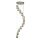 LED Lampe à suspendre Chrome Gris Fumé 3000 K 1705 lm Métal